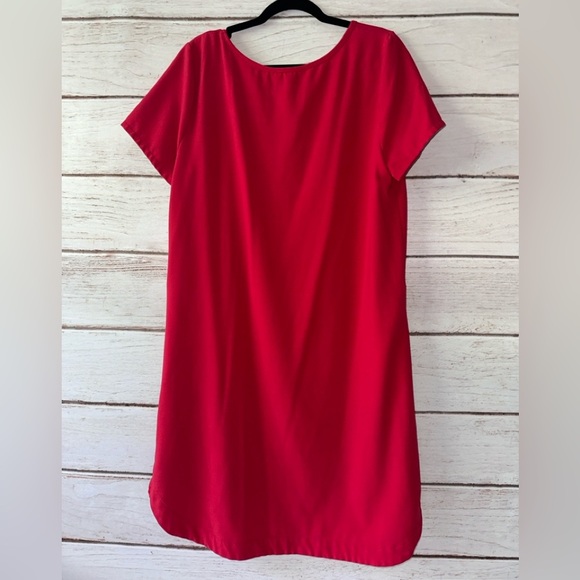 My Michelle Red Dress – Size XL Office Casual Church School Zippered - Picture 2 of 7